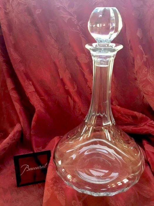 FLAWLESS BACCARAT CUTTY SARK CRYSTAL SEA CAPTAIN SHIP'S DECANTER / STOPPER近く