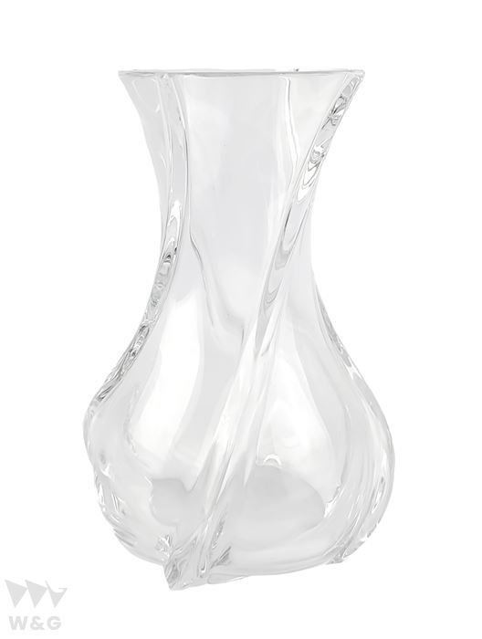 BACCARAT ラージクリアクリスタルサーペンタンベース 10インチ フランス 箱し