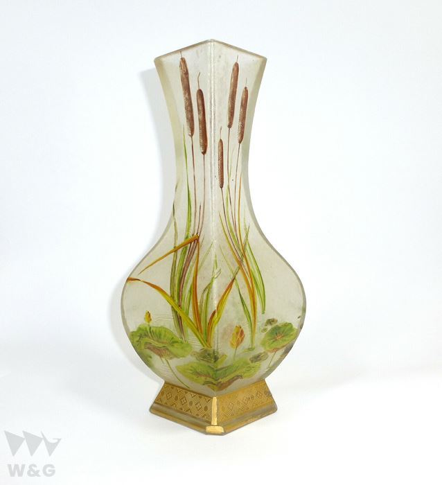 バカラ 花瓶 1900年頃 トンボリード
