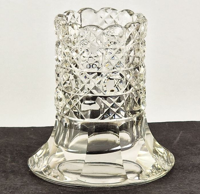  crystal стекло ваза авторучка держатель рука cut baccarat 1900 год примерно R211