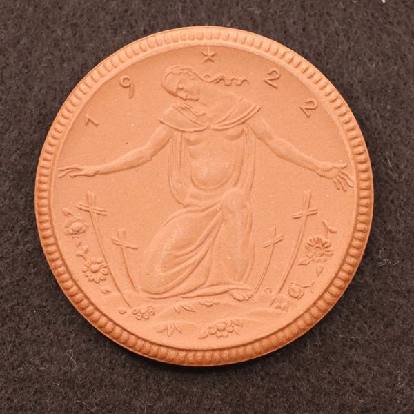 ドイツ マイセン 陶製トークン（1922）ノートゲルド・メダル・コイン[E3872]コインの画像1