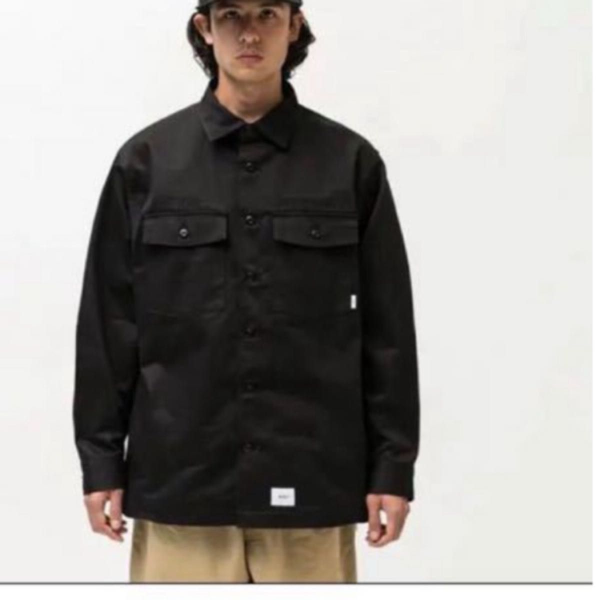 wtaps 22ss BUDS / LS / COTTON. TWILL 黒S