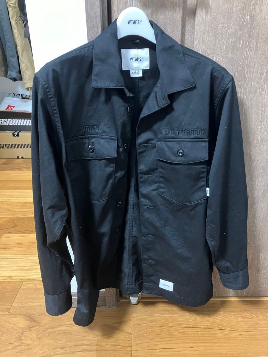 wtaps 22ss BUDS / LS / COTTON. TWILL 黒S