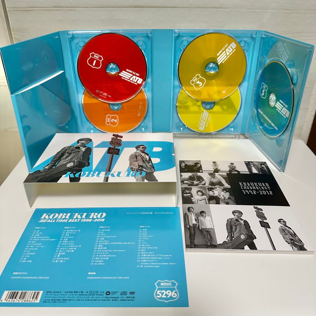 コブクロード 1 2 3 4 コブクロ DVD ファンサイト限定 コブクロード 1 2 3 4 コブクロ DVD ファンサイト限定