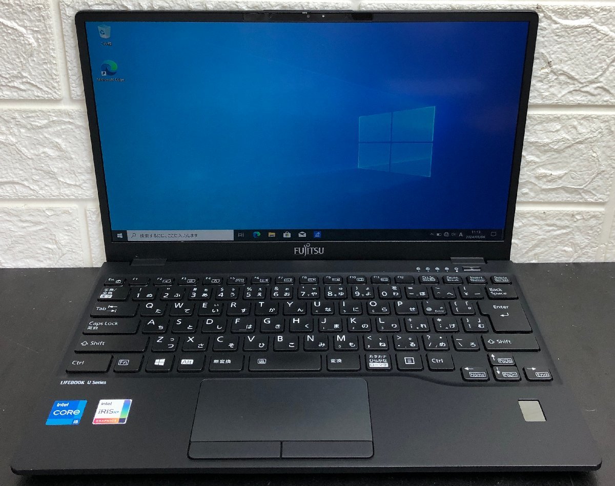 1円～ ■ジャンク 富士通 LIFEBOOK U9311/F / 11世代 / Core i5 1145G7 4.40GHz / メモリ16GB / NVMe SSD 256GB / 13.3型 / OS有 / BIOS可_画像1