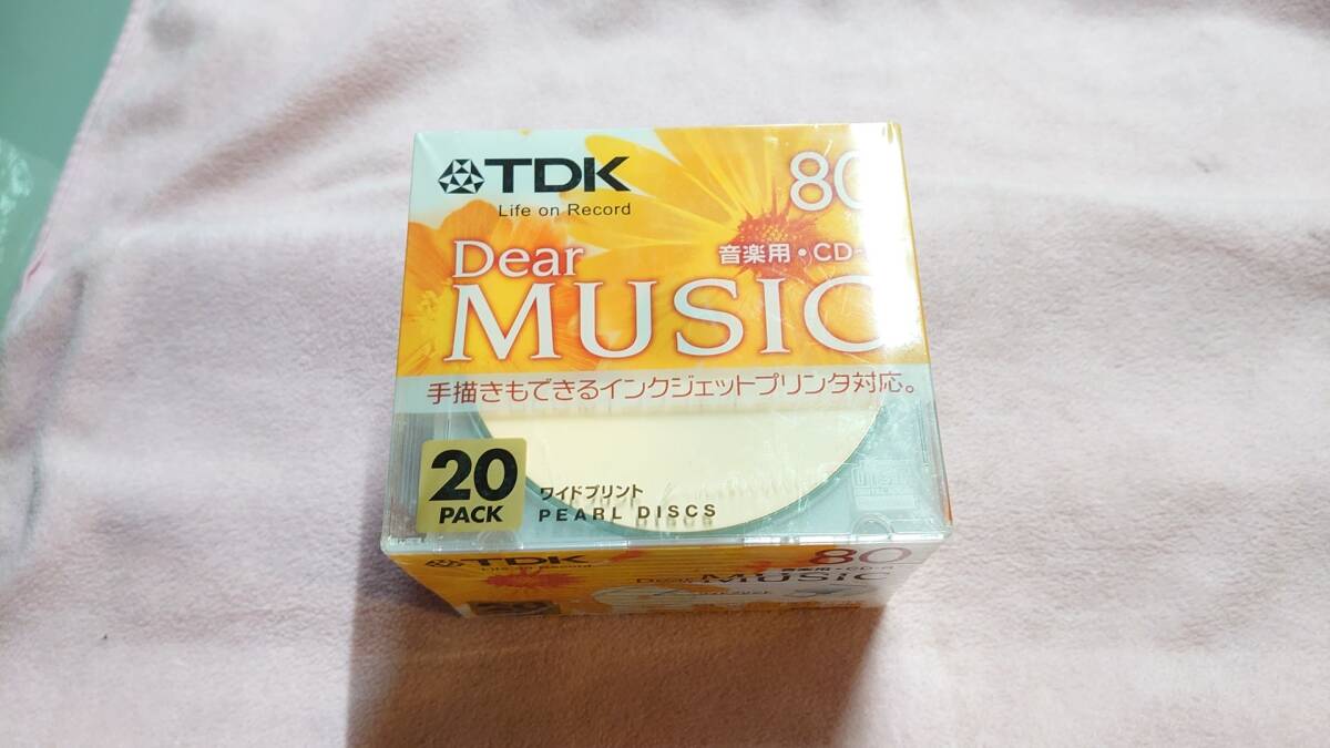 TDK 20 sheets insertion CD-R 80 music for Dear MUSIC