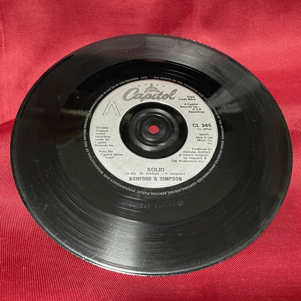 ◆UKorg7”s!◆ASHFORD & SIMPSON◆SOLID◆_画像6