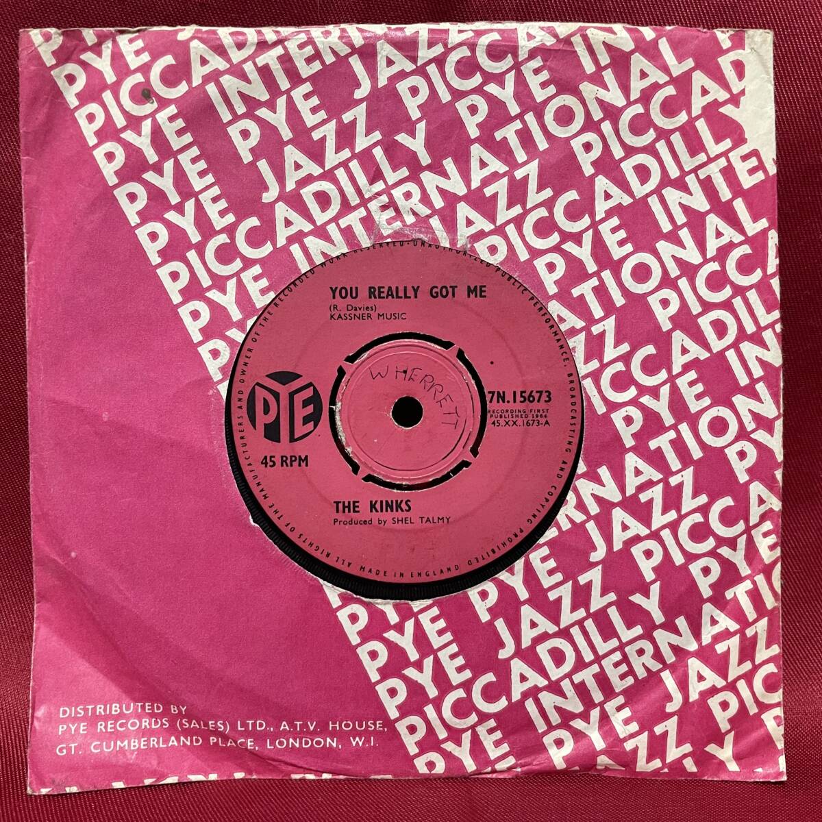 ◆1円開始!◆UKorg7”s!◆THE KINKS◆YOU REALLY GOT ME◆_画像3