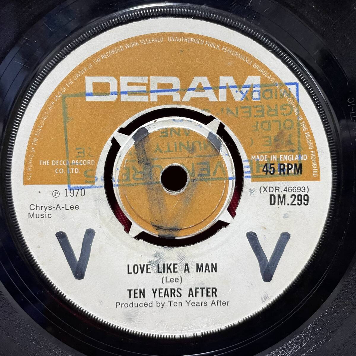 ◆UKorg7”s!◆TEN YEARS AFTER◆LOVE LIKE A MAN◆_画像1