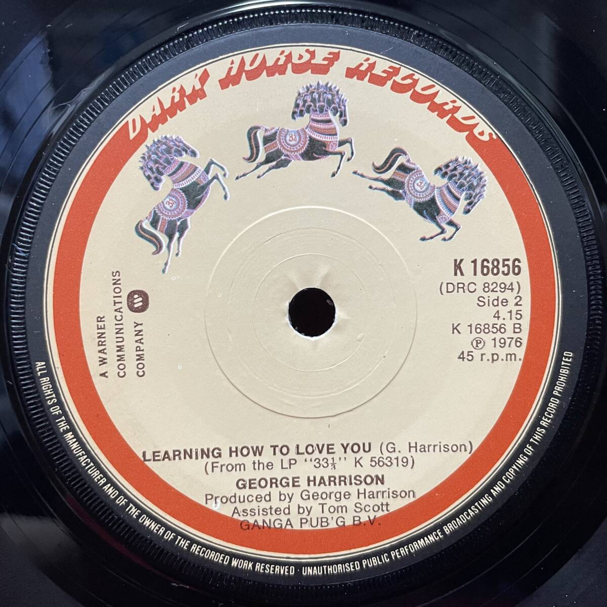 ◆1円開始!◆UKorg7”s!◆GEORGE HARRISON◆THIS SONG◆_画像2