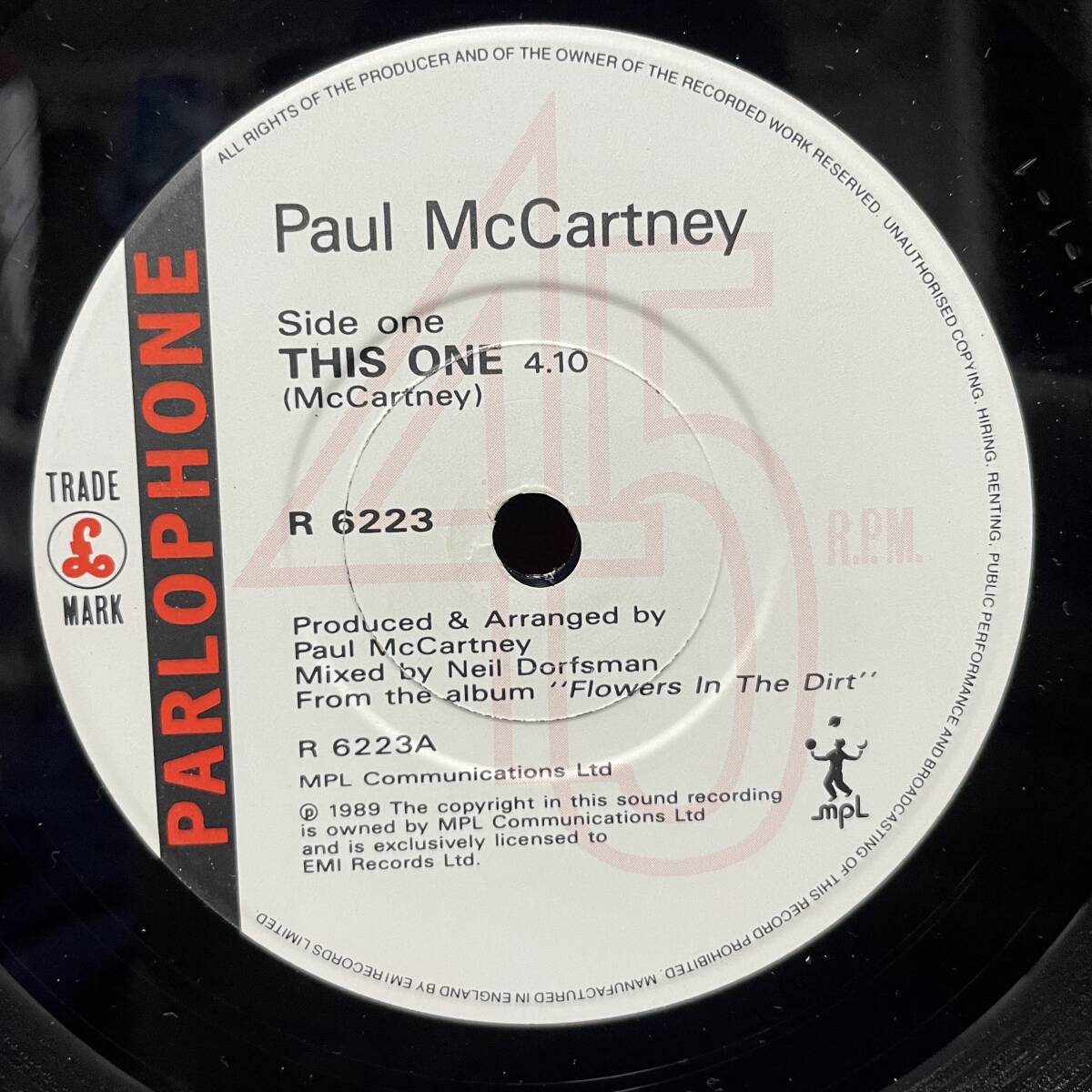 ◆1円開始!◆UKorg7”s!◆PAUL McCARTNEY◆THIS ONE◆_画像4