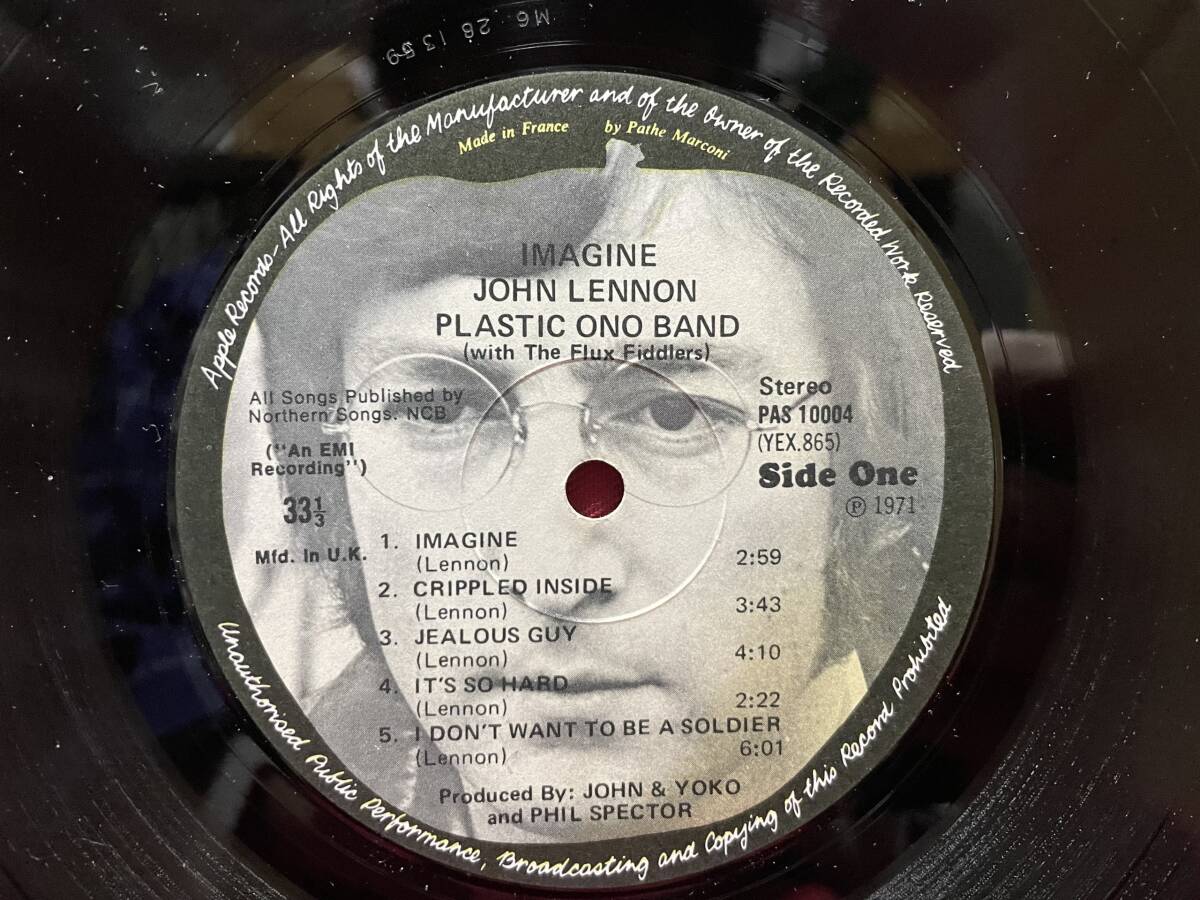 ◆1円開始!◆フランスプレス盤!◆JOHN LENNON◆IMAGINE◆_画像8