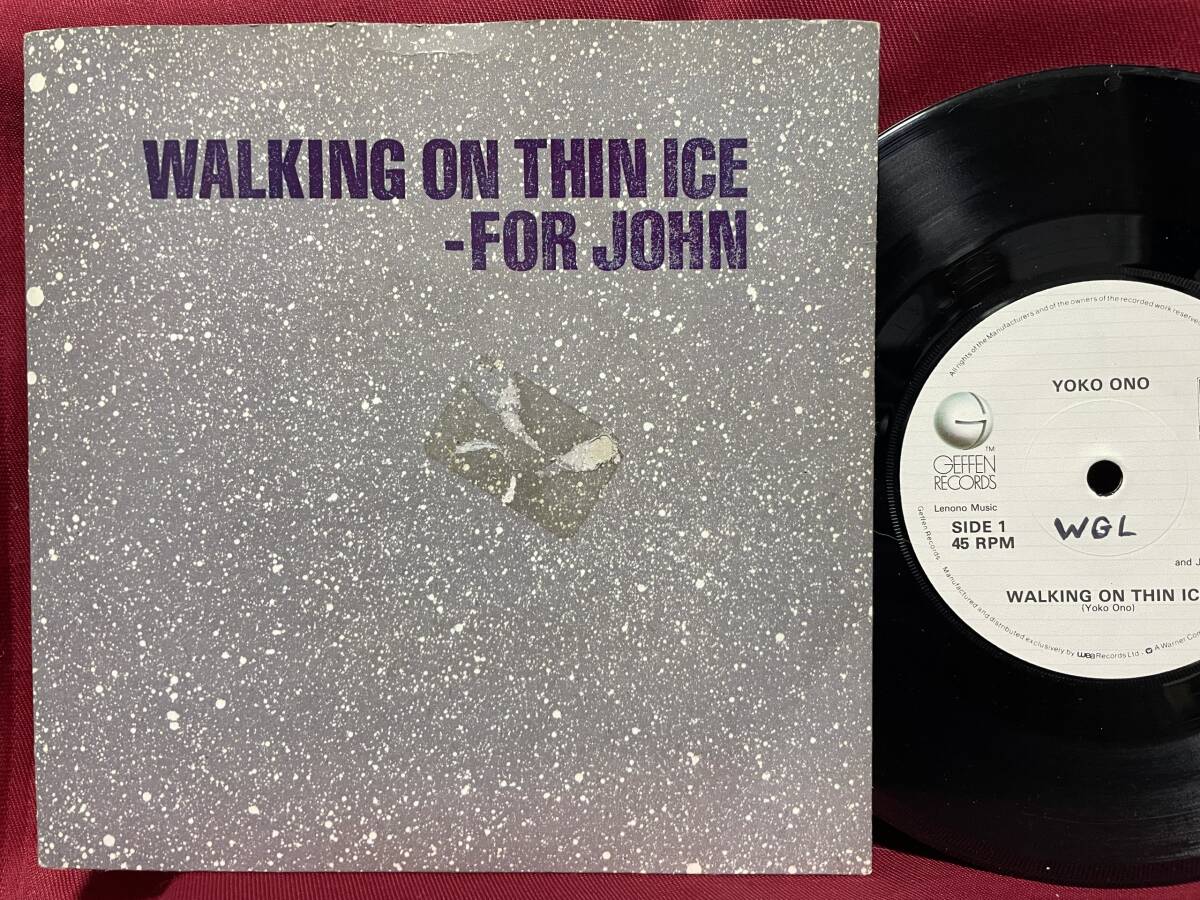 ◆1円開始!◆UKorg7”s!◆YOKO ONO◆WALKING ON THIN ICE◆_画像1