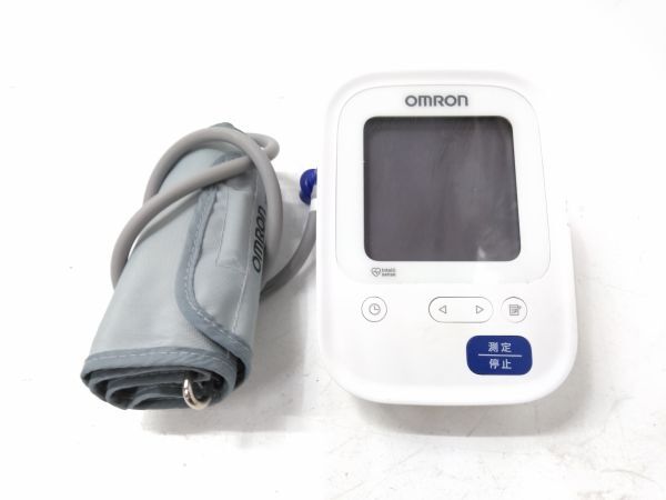 ◆ 動作品 OMRON オムロン 上腕式血圧計 HCR-7101 腕周22～32cm 自動電子血圧計 0311A3 @60 ◆_画像1