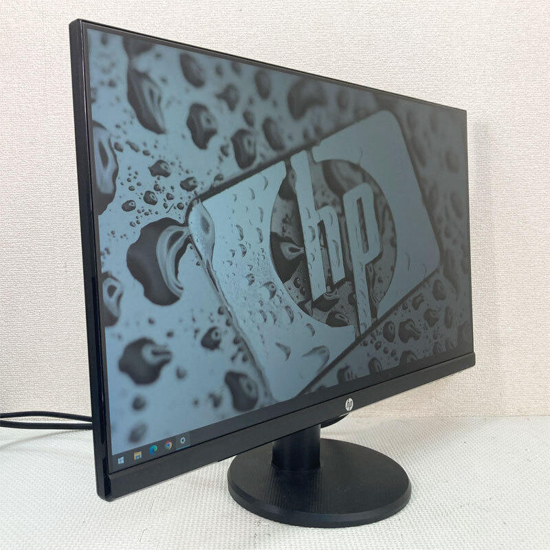 2021年発売 中古 フルHD ワイド液晶モニター ブラック VGA/HDMI ★ HP P24v G4 FHD Monitor 解像度:1920×1080 VESA：100×100_画像3