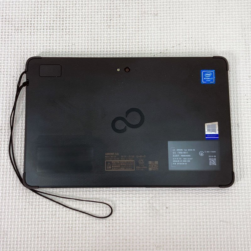 訳アリ ACアダプタ欠品 10.1型WUXGA 1920×1200 ★ 富士通 Arrows Tab Q508/SE Atom x7-Z8750 メモリ4GB SSD128GB ペン付 #1-2710_画像4