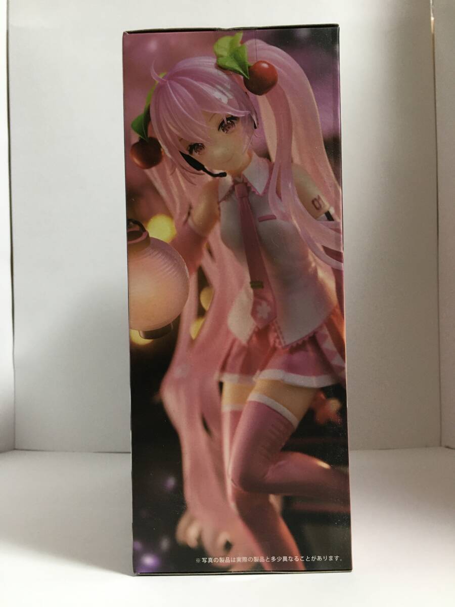 タイトー　初音ミク　桜ミク AMP+ フィギュア 桜提灯ver. 新品未開封_画像2