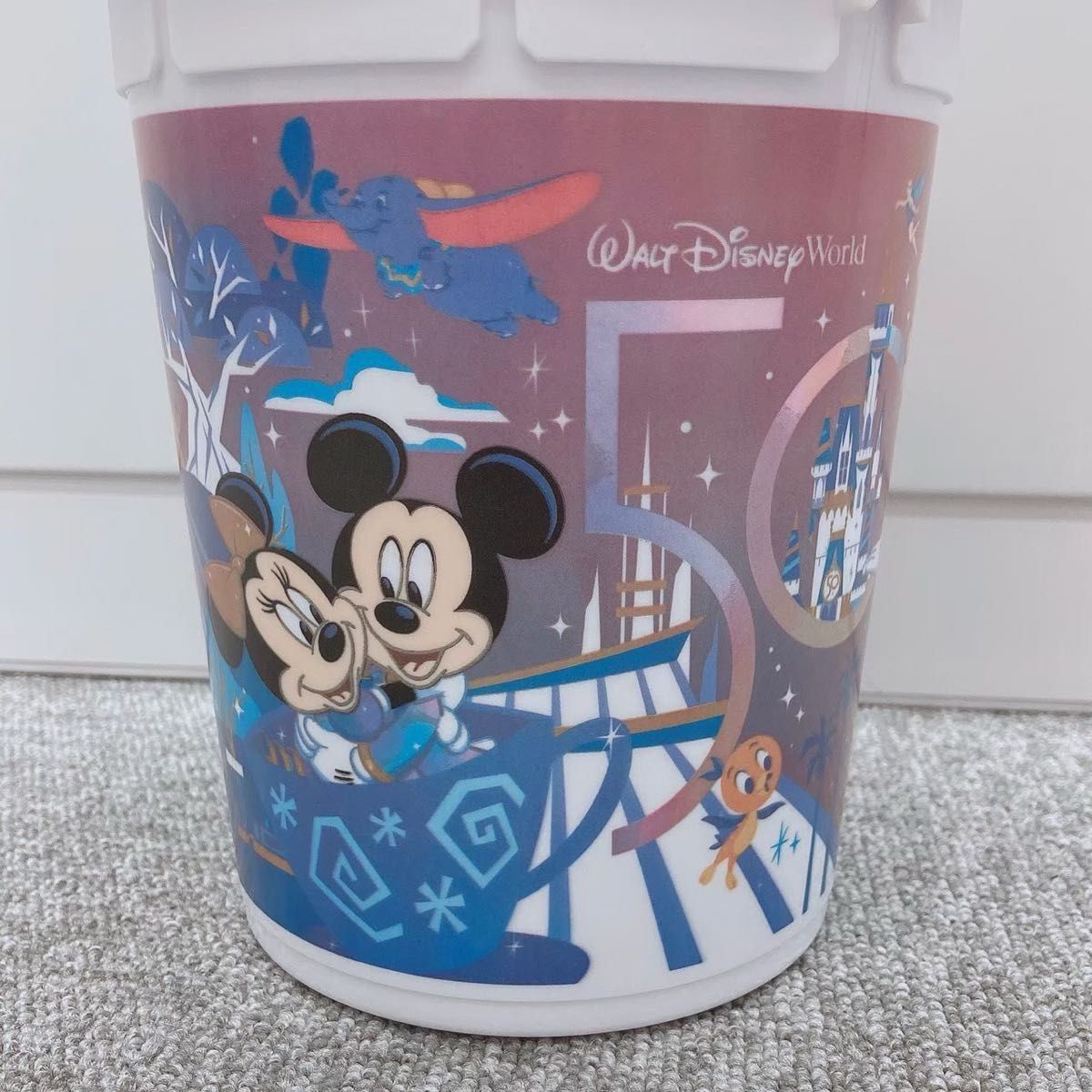 ポップコーン バケット バケツ WDW 50周年 ディズニー ミッキー ミニー プルート ドナルド デイジー ラウンジフライ