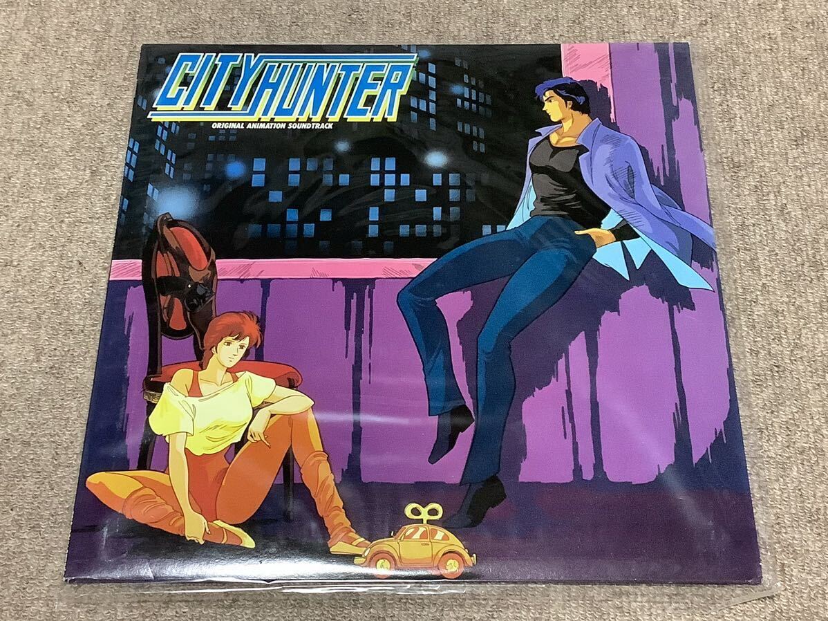 CITY HUNTER シティーハンター「 オリジナル・アニメーション・サウンドトラック 」 LPレコード ステッカー付の画像1