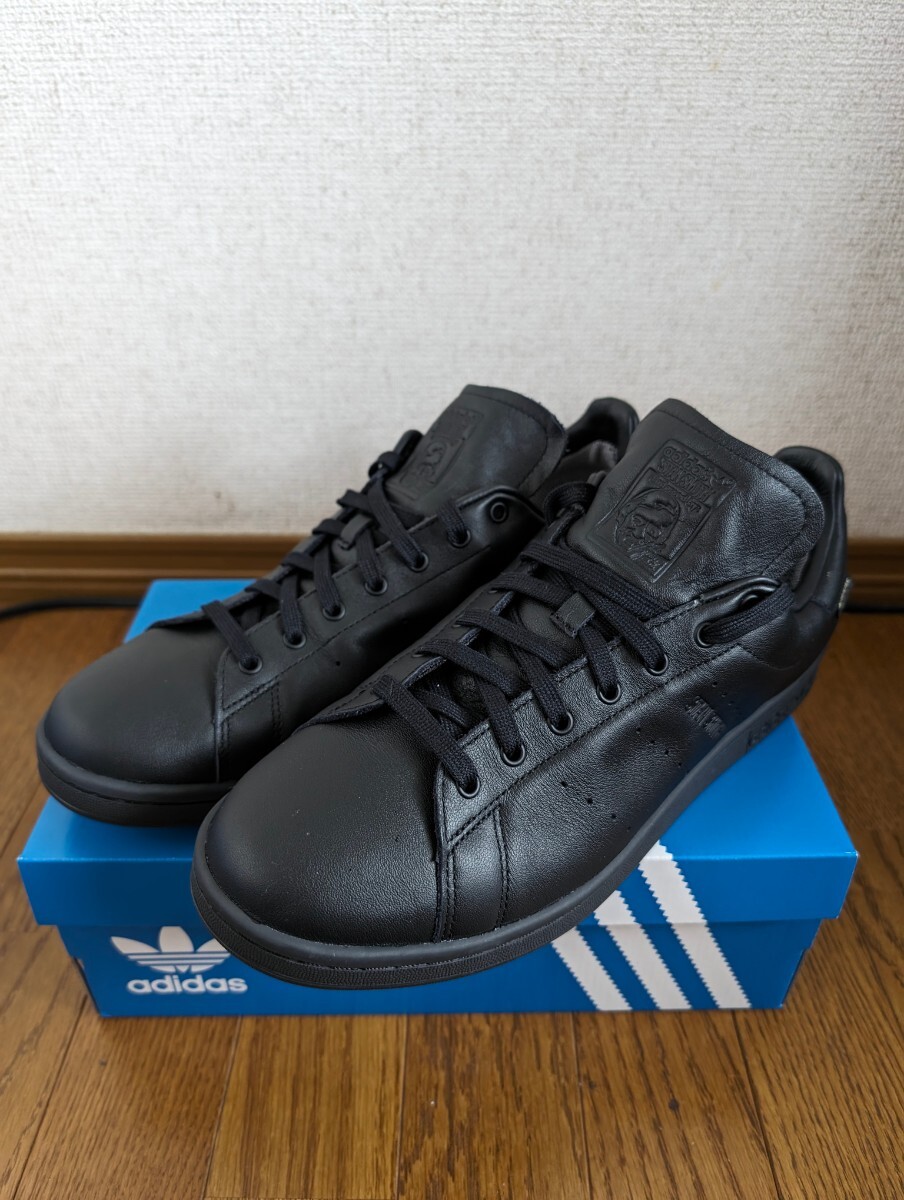 アディダス スタンスミス LUX GTX IG8661 コアブラック BLACK ゴアテックス GORE TEX adidas stansmith gtx 黒 革 レザー 29.5cm ラックス_画像1