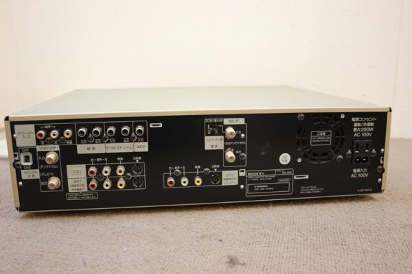 SONY WV-DR7 MiniDV DV/S-VHS ソニー ダブルビデオデッキ 通電OK 現状品 管13750の画像8