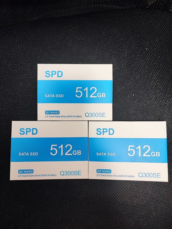 新品 SPD SSD 512GB 2.5インチ 7mm 内蔵型SSD SATAIII 6Gb/s 550MB/s 3D NAND採用 国内5年保証 Q300SE-512GS3D 合計 1TB 以上 の画像1