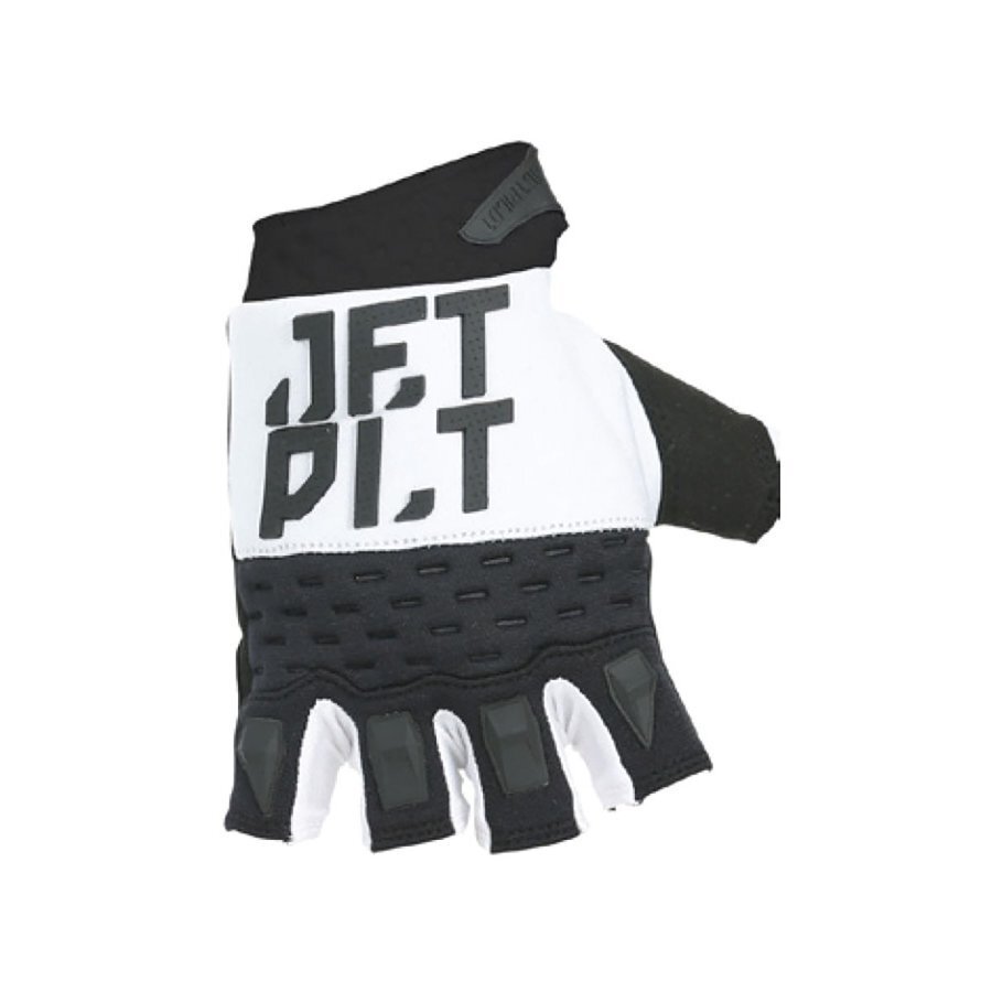 ジェットパイロット JETPILOT グローブ 送料無料 RX ショートフィンガー レース グローブ JA19303 ホワイト/ブラック M ジェット 釣り