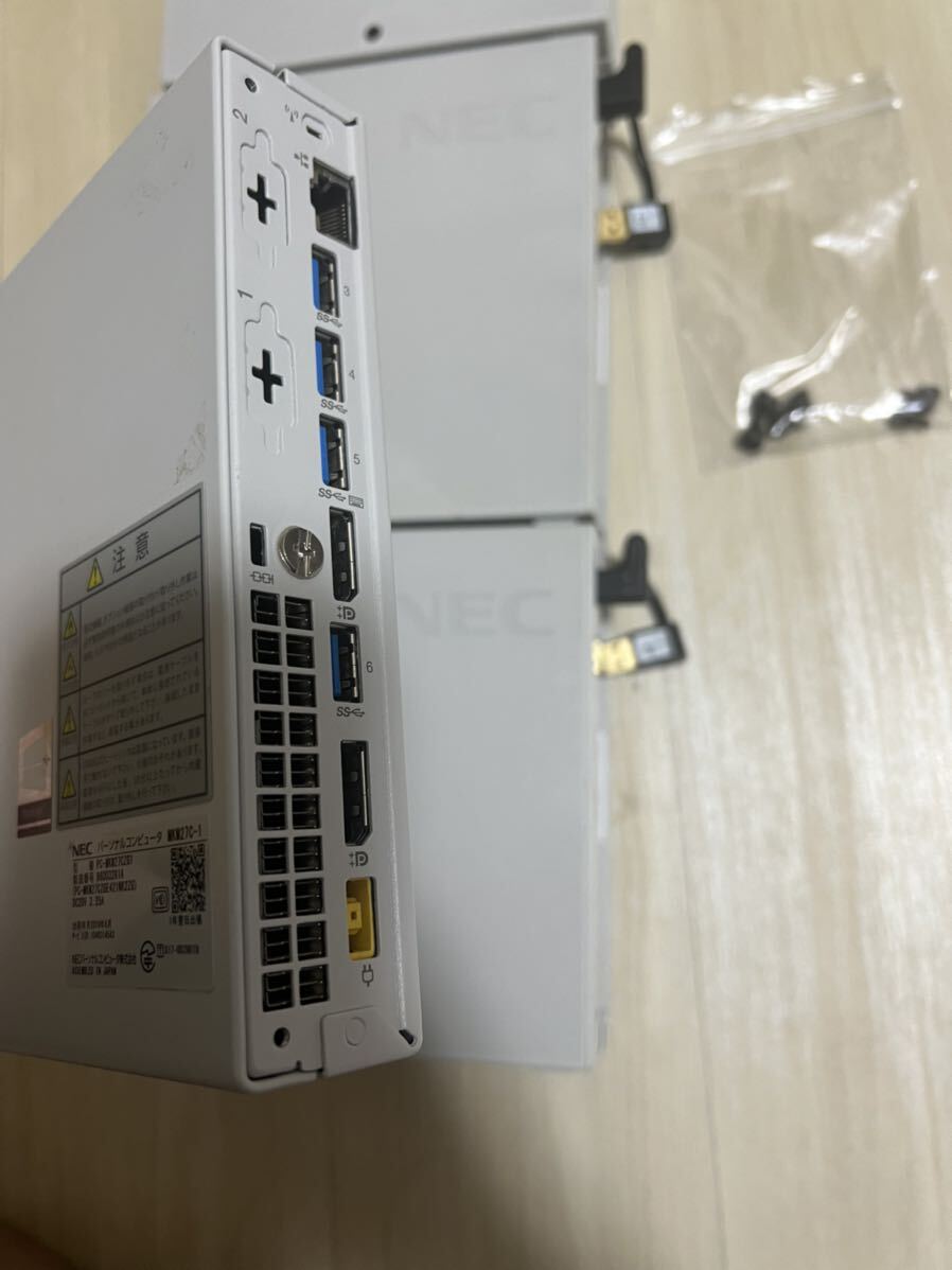 NEC Mate用 DVDドライブユニット　ディスプレイ取付ブラケット 3台 + NEC Mate MC-1 i5-7500T 1台　_画像4