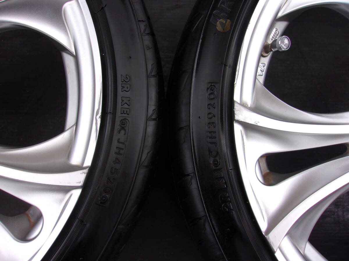 ★売切り★希少サイズ★WEDS クレンツェ ケルベロスⅢ PCD100 5.5J +45 165/45R16 4本セット タントミラムーブN-BOX軽自動車の画像6