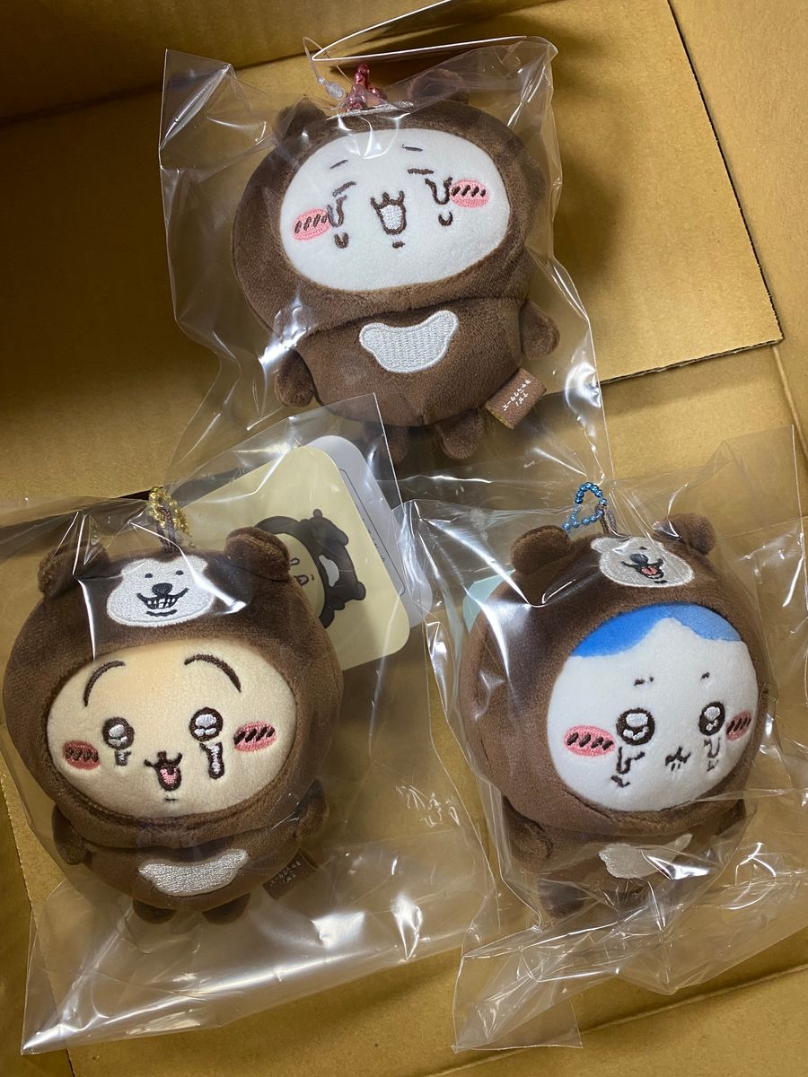 マレーグマ ちいかわ マスコット はちわれ、うさぎ、ちいかわの3匹セット 新品未使用 マレーグマ ちいかわ マスコット はちわれ、うさぎ、ちいかわの3匹セット 新品未使用