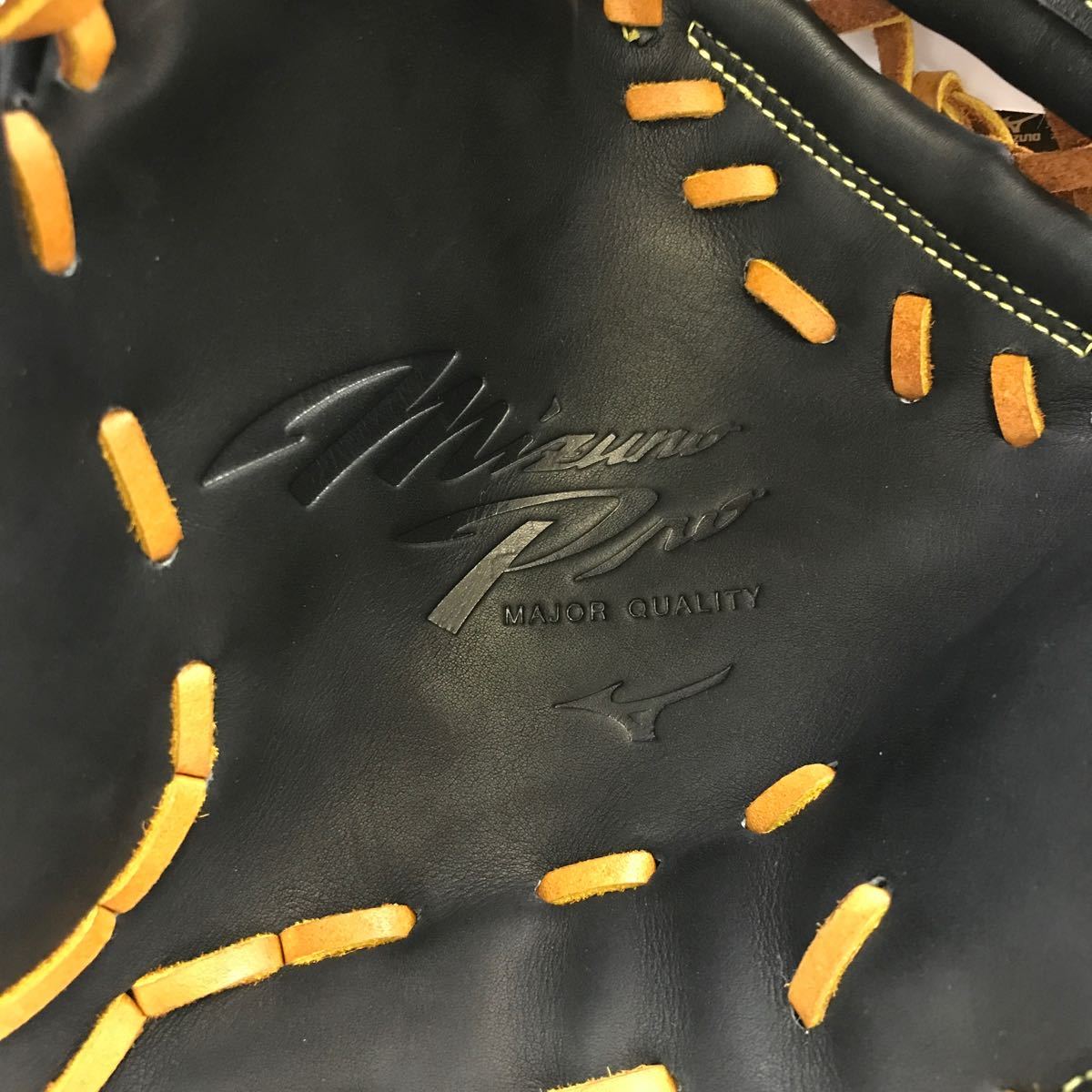 G-9364 タグ付き未使用品 ミズノ MIZUNO ミズノプロ mizunopro 硬式 ファーストミット 一塁手用 1AJFH10500 グローブ グラブ 野球 左投げ_画像4