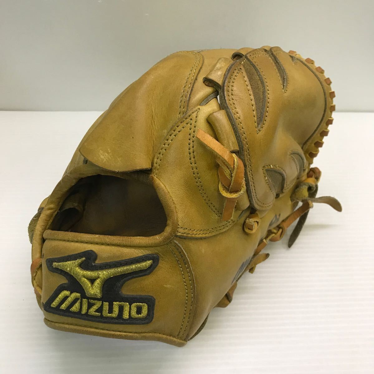 G-9532 ミズノmizuno ミズノプロ mizunopro軟式 投手用 ピッチャーグローブ グラブ 野球 中古品_画像1