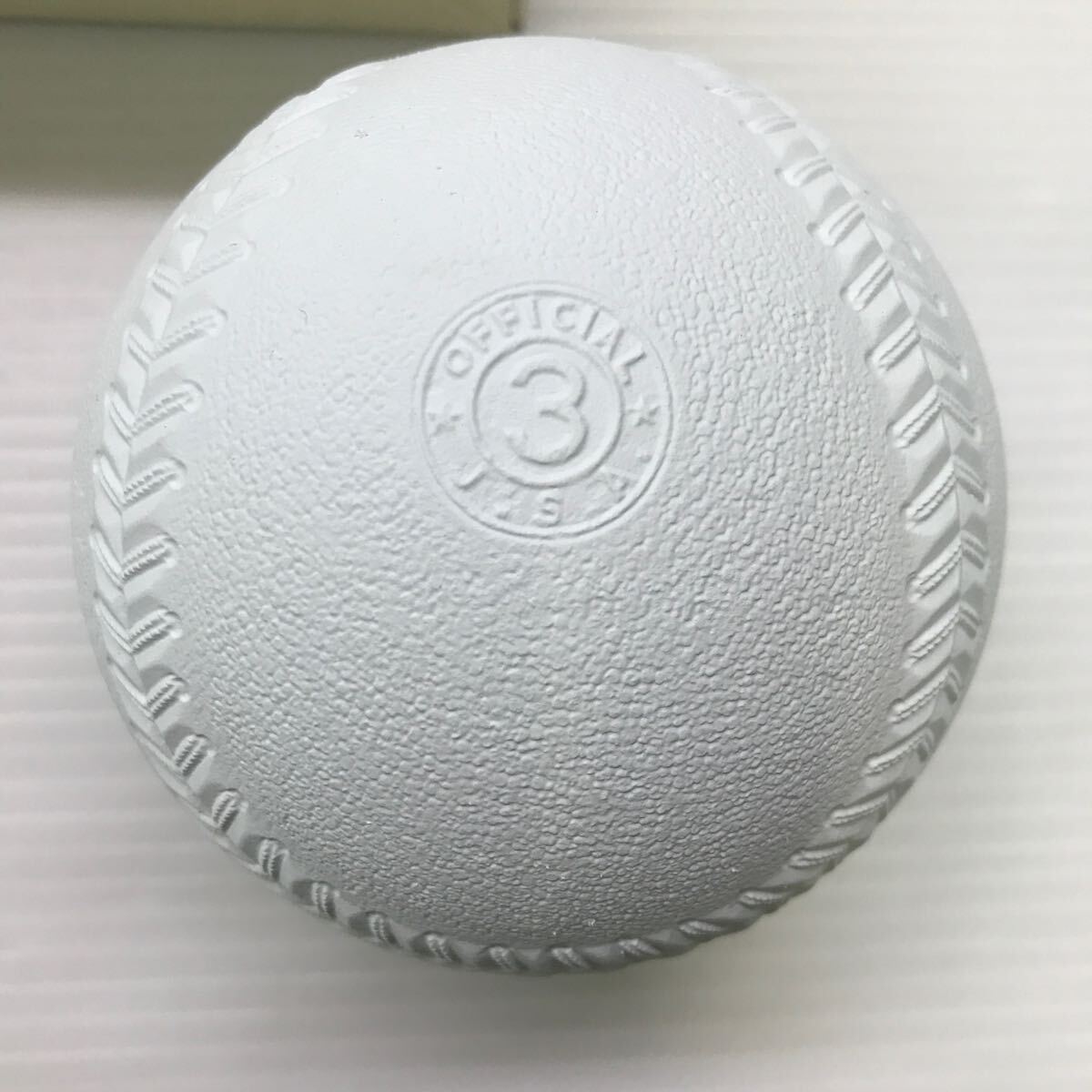 H-3768 未使用品 ソフトボール スリケン 3号球 中学生・一般用 ナガセケンコー 6球 _画像3