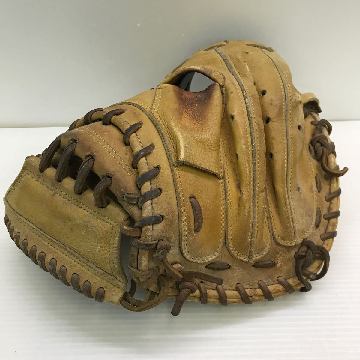 G-9675 ミズノmizuno ミズノプロ mizunopro 硬式 キャッチャーミット グローブ グラブ 野球 中古品の画像9