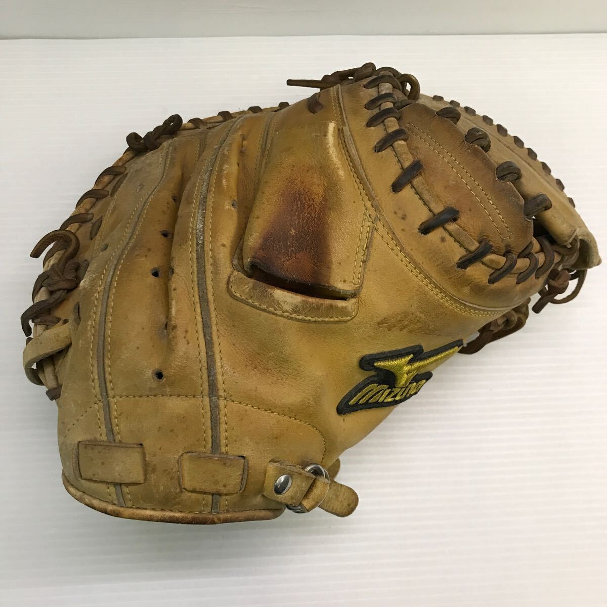 G-9675 ミズノmizuno ミズノプロ mizunopro 硬式 キャッチャーミット グローブ グラブ 野球 中古品の画像1