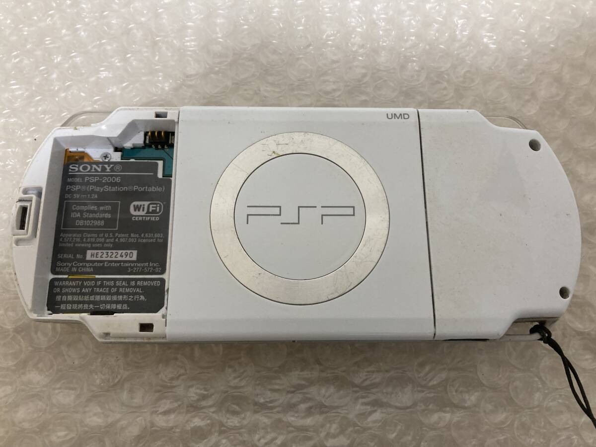 PSP2000本体 シリーズ PSP2006 ジャンク 海外版 ？ 日本語設定済み 初期化済み 16GB付き 動作〇 現状販売 写真参照 PSPの画像4