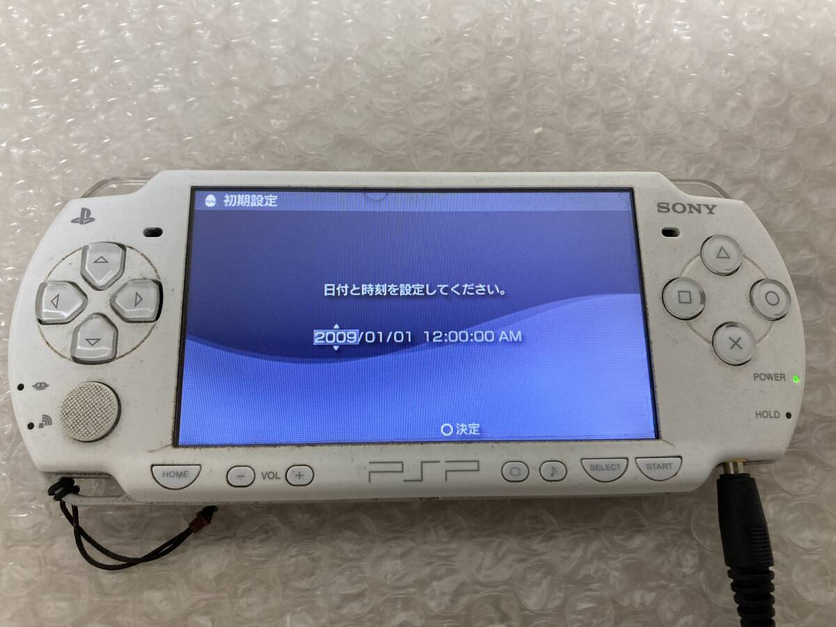 PSP2000本体 シリーズ PSP2006 ジャンク 海外版 ？ 日本語設定済み 初期化済み 16GB付き 動作〇 現状販売 写真参照 PSPの画像1