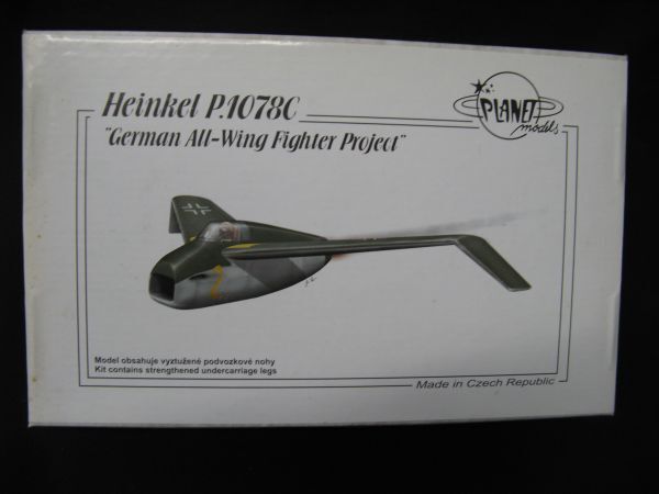 ★　プラネットモデル　1/72 ハインケル　P.1078 C German All-Wing Fighter Project 　★_画像1