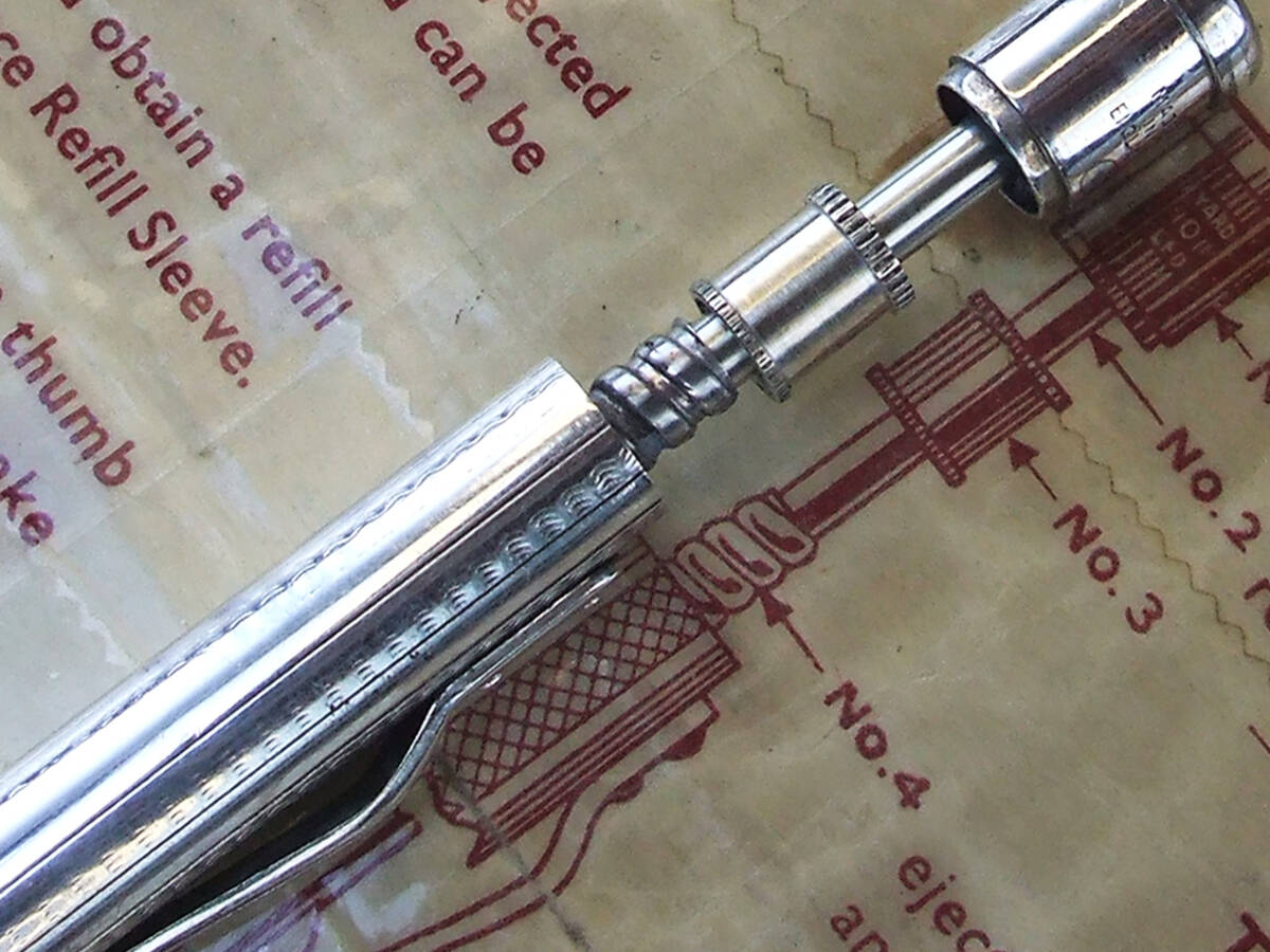 ◆レア◆1950年代製 Yard-O-Led シルヴァーペンシル イギリス◆ 1950's Yard O Led Silver Plated Pencil ENGLAND◆の画像5