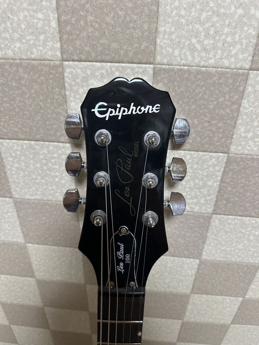 Epiphone エピフォン Les Paul 100　レスポール エレキギター ※現状品 音出し動作未確認 _画像2