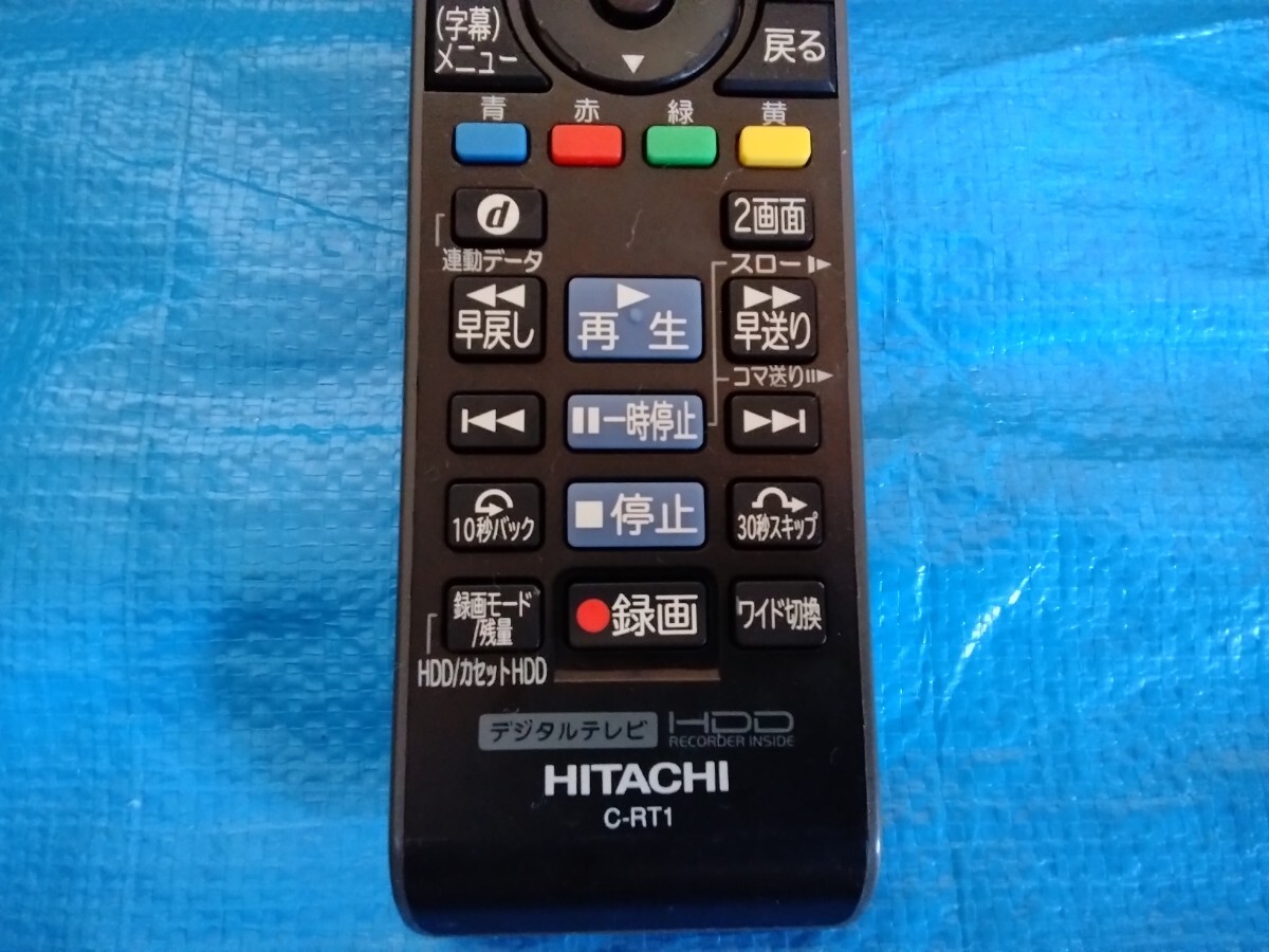 日立　テレビリモコン　Ｃ―ＲＴ１_画像4