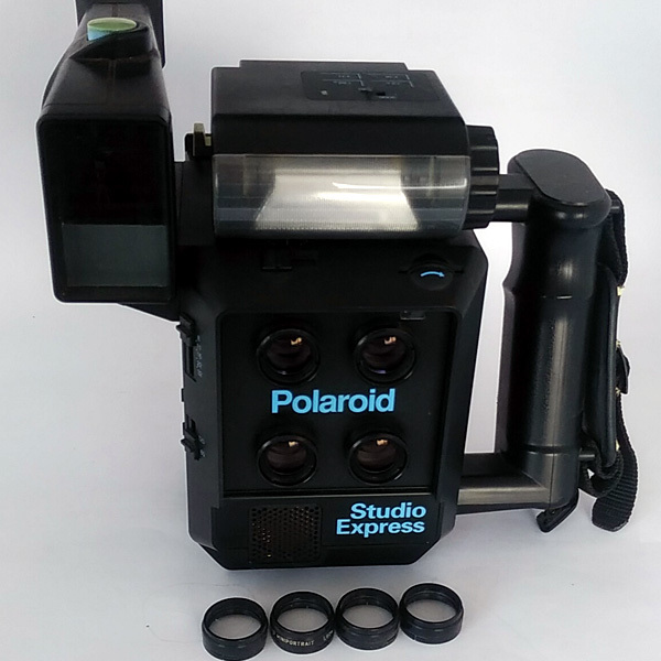 Polaroid ポラロイド Studio Express 4眼　クローズアップレンズ付き・フイルムホルダー無し_画像1