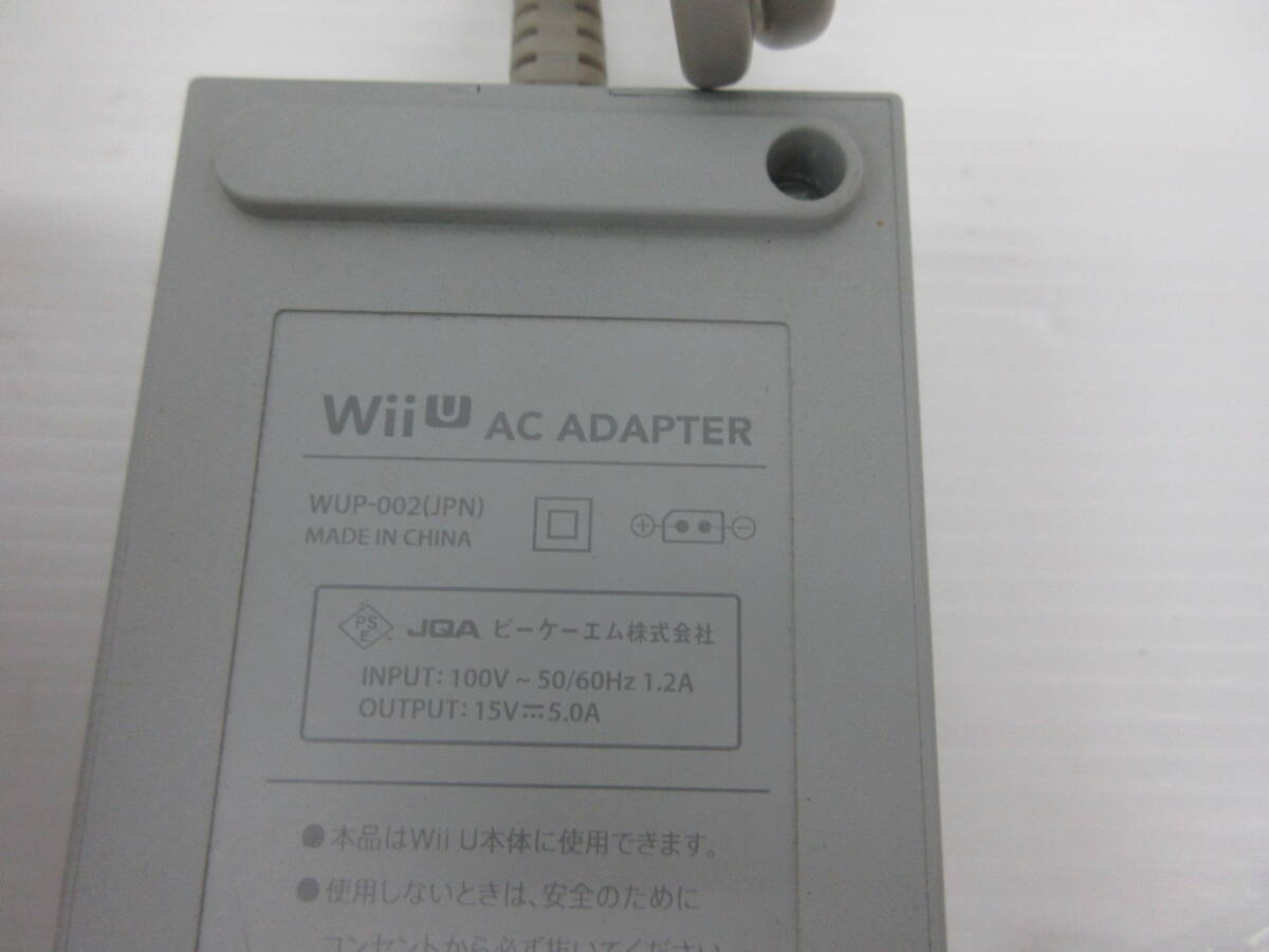 静◆任天堂/wiiU/Wii U 本体とパッドセット/WUP-010/通電のみ確認/動作未確認◆K-162_画像5
