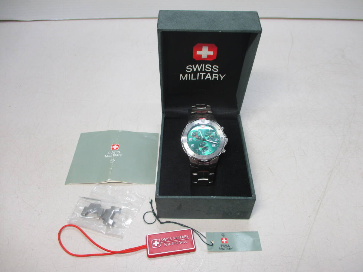 SWISS MILITARY HANOWA Swiss Military men's wristwatch 2523M unused condition storage goods n119