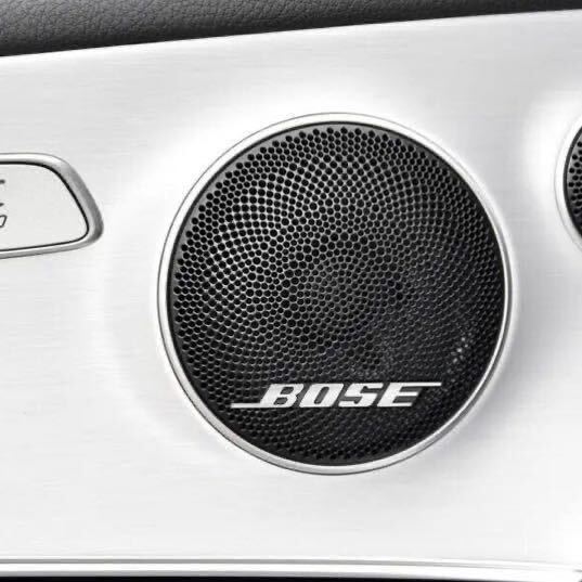 BOSE スピーカーエンブレム ４個セット ボーズスピーカー ステッカー ロゴ ニッサン トヨタ ホンダ マツダ ダイハツ スズキ スバル _画像4