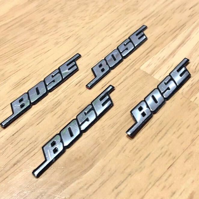 BOSE スピーカー エンブレム ４個 ボーズ スピーカー ステッカー ロゴ ニッサン トヨタ ホンダ マツダ ダイハツ スバル ボーズエンブレム_画像2