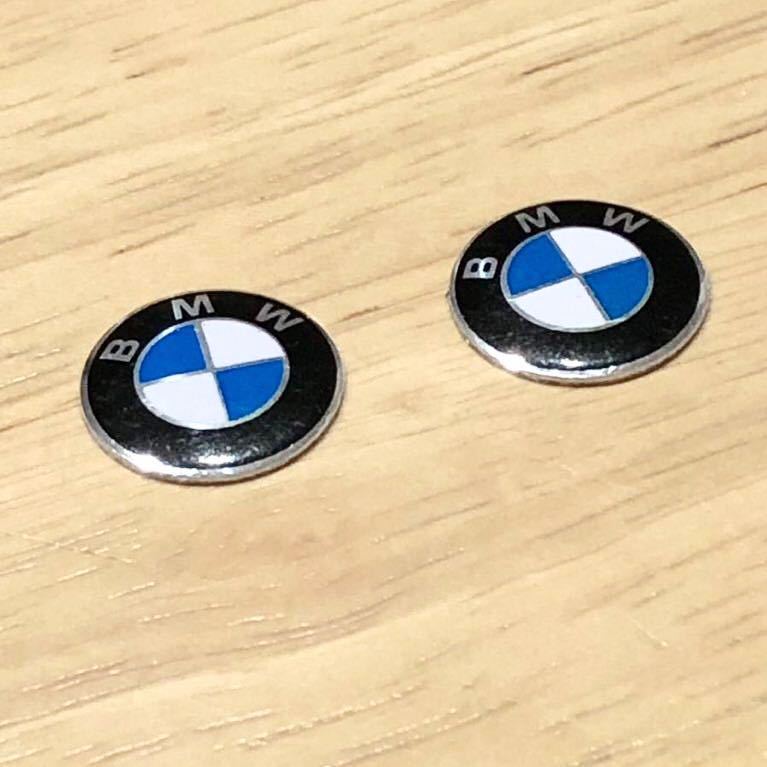 BMW 14ミリ エンブレムシール　アルミ製　8個セット キーエンブレム 鍵穴隠し　f30 f31 g12 g30 f22 f26 f32 g11 g31 g32 BMWエンブレム_画像3