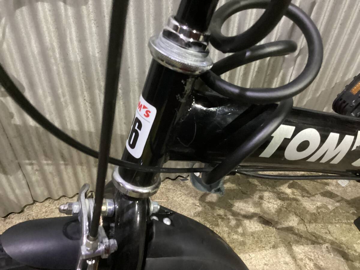 TOM’S 16インチ　折り畳み自転車　6s 試乗確認済み　状態まあまあ　即乗り可能　中古_画像10