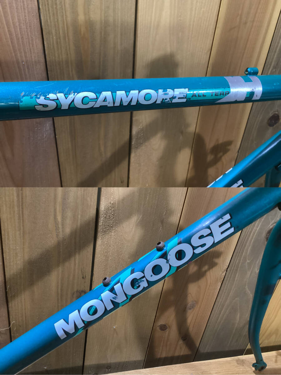 mongoose マングース SYCAMORE オールドマウンテン クロモリ モノステー  ホリゾンタルフレーム 中古の画像3