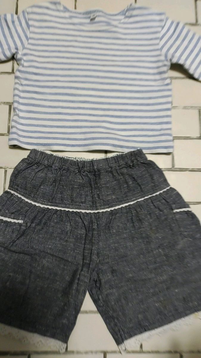 女の子服まとめ売り 女の子トップス 女の子ボーダー 女の子キュロット
